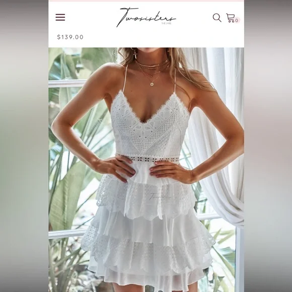 TwoSisters | Dresses | White Graduation Dress | Poshmark